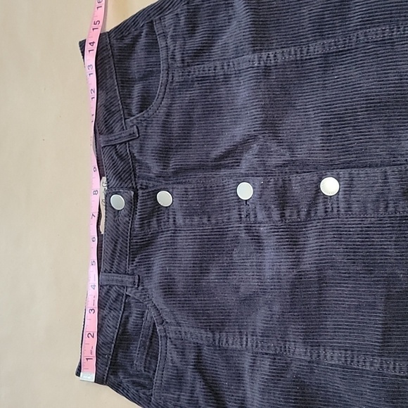 Primark Denim Co Size 6 Navy Blue Corduroy Mini Skirt, Excellent Used Condition - Picture 3 of 9